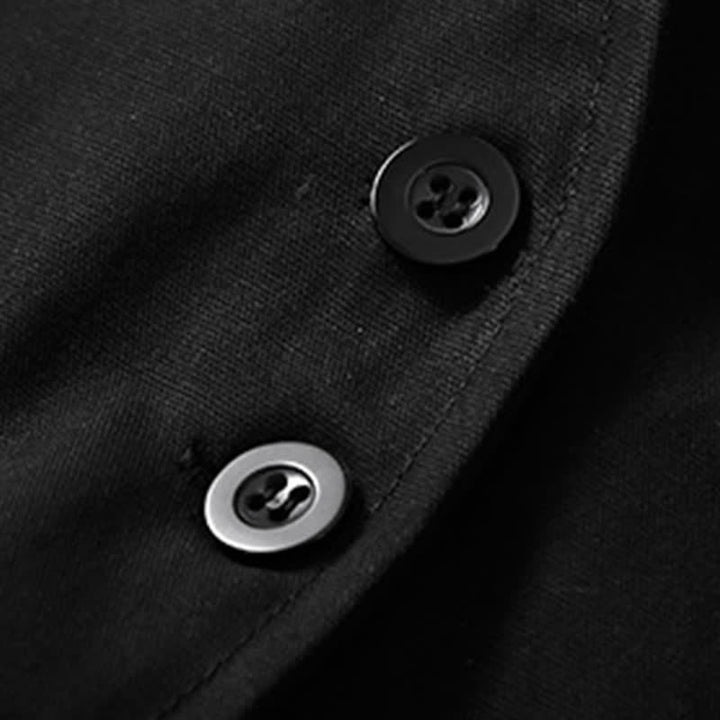 Buddha Stones Camicia senza maniche da donna estiva, casual, minimalista, con bottoni e tasca. - image 27