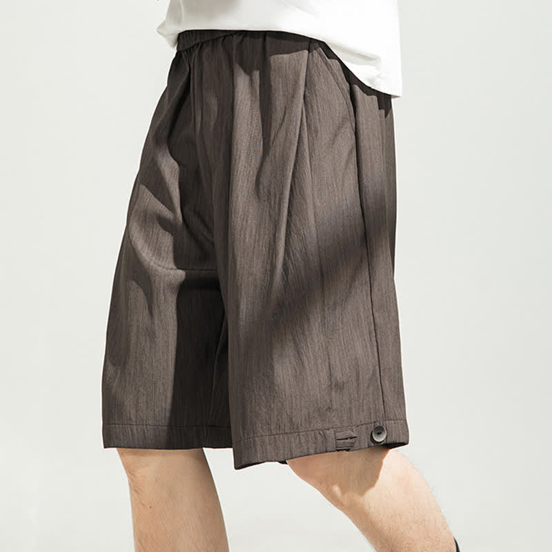 Buddha Stones Pantaloncini da uomo estivi casual minimalisti con coulisse in vita elasticizzata e tasca. - image 30