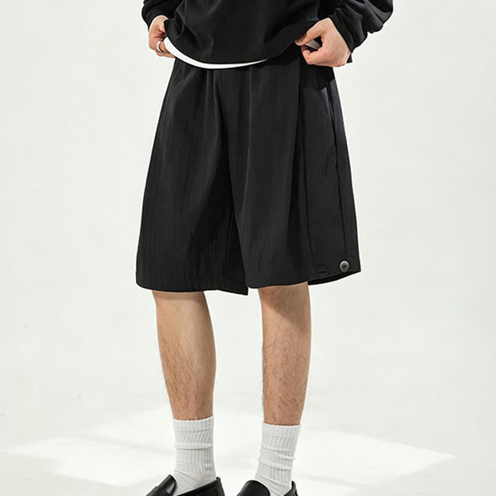 Buddha Stones Pantaloncini da uomo estivi casual minimalisti con coulisse in vita elasticizzata e tasca. - image 16