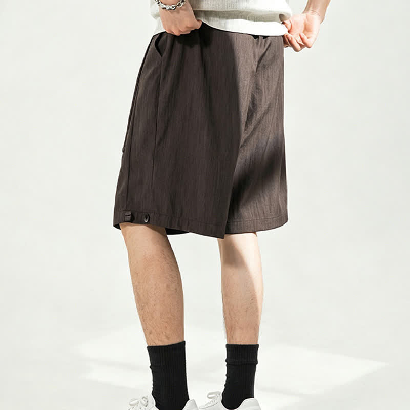 Buddha Stones Pantaloncini da uomo estivi casual minimalisti con coulisse in vita elasticizzata e tasca. - image 26