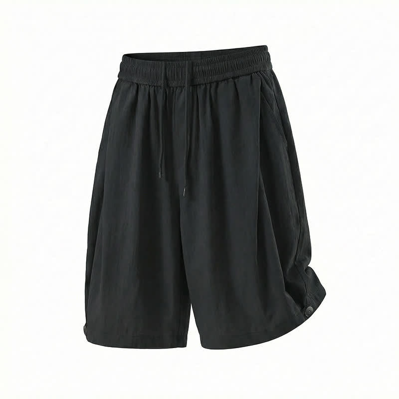 Buddha Stones Pantaloncini da uomo estivi casual minimalisti con coulisse in vita elasticizzata e tasca. - image 23