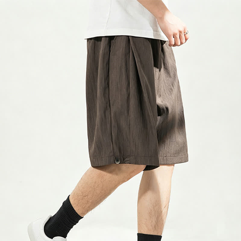 Buddha Stones Pantaloncini da uomo estivi casual minimalisti con coulisse in vita elasticizzata e tasca. - image 25
