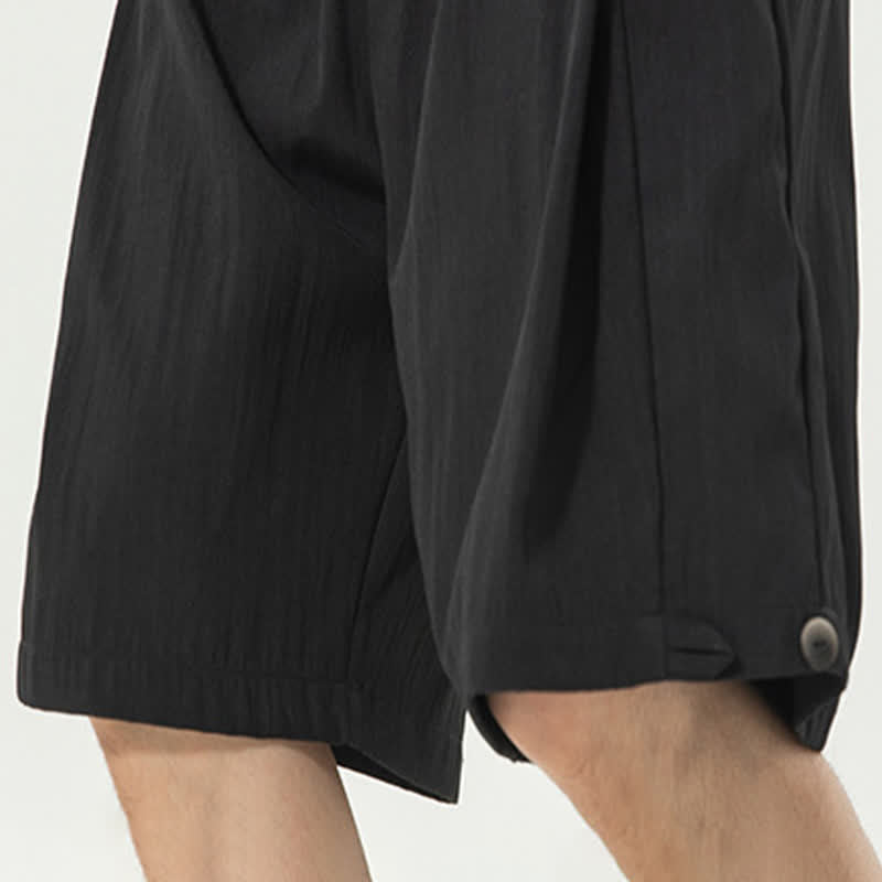 Buddha Stones Pantaloncini da uomo estivi casual minimalisti con coulisse in vita elasticizzata e tasca. - image 22