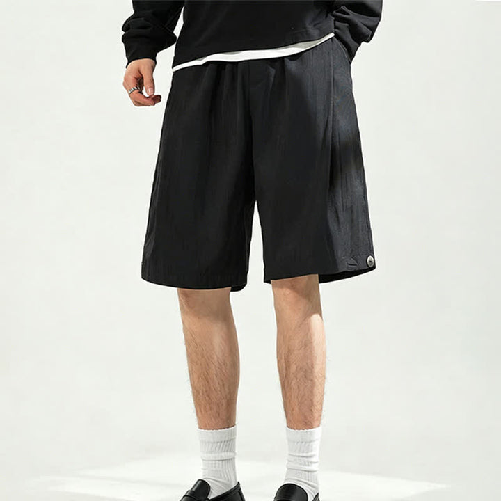 Buddha Stones Pantaloncini da uomo estivi casual minimalisti con coulisse in vita elasticizzata e tasca. - image 17