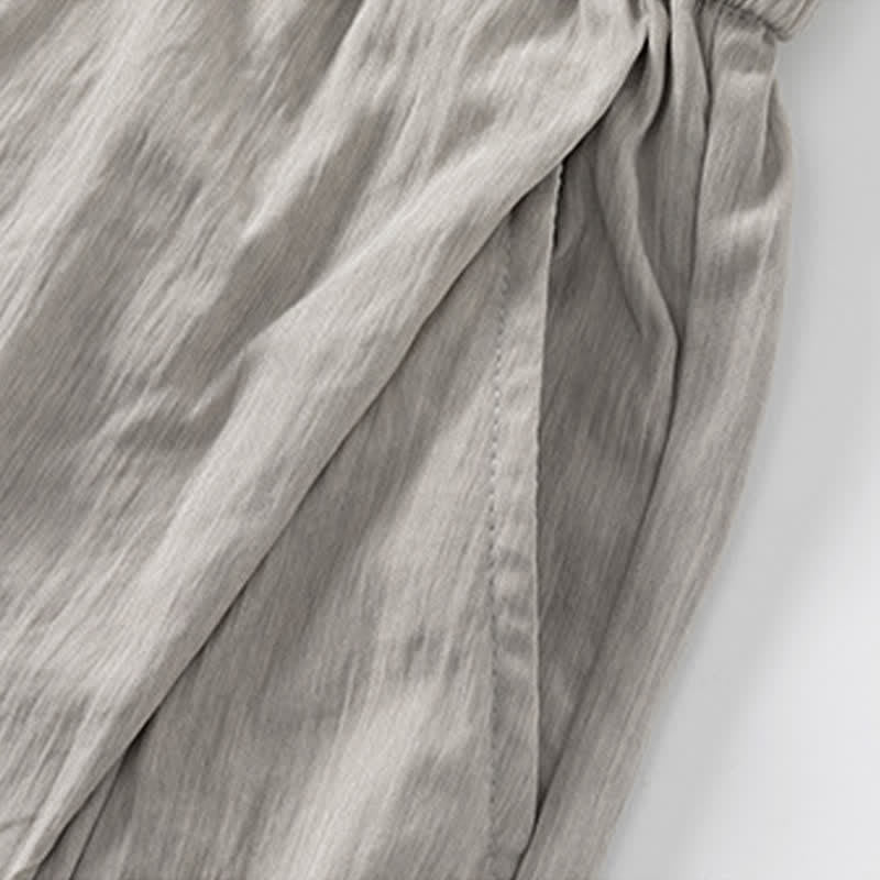 Buddha Stones Pantaloncini da uomo estivi casual minimalisti con coulisse in vita elasticizzata e tasca. - image 11