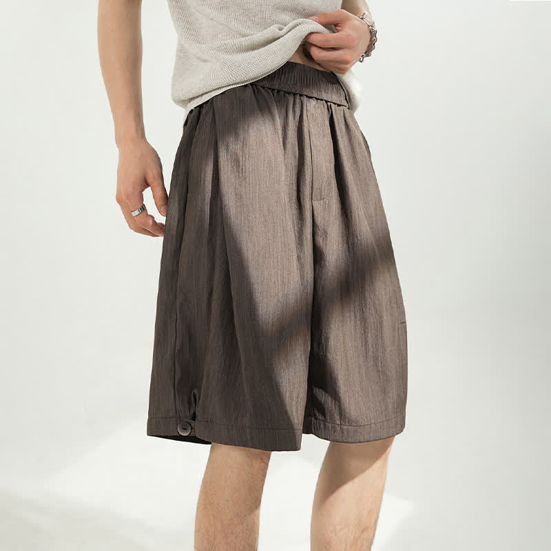 Buddha Stones Pantaloncini da uomo estivi casual minimalisti con coulisse in vita elasticizzata e tasca. - image 28