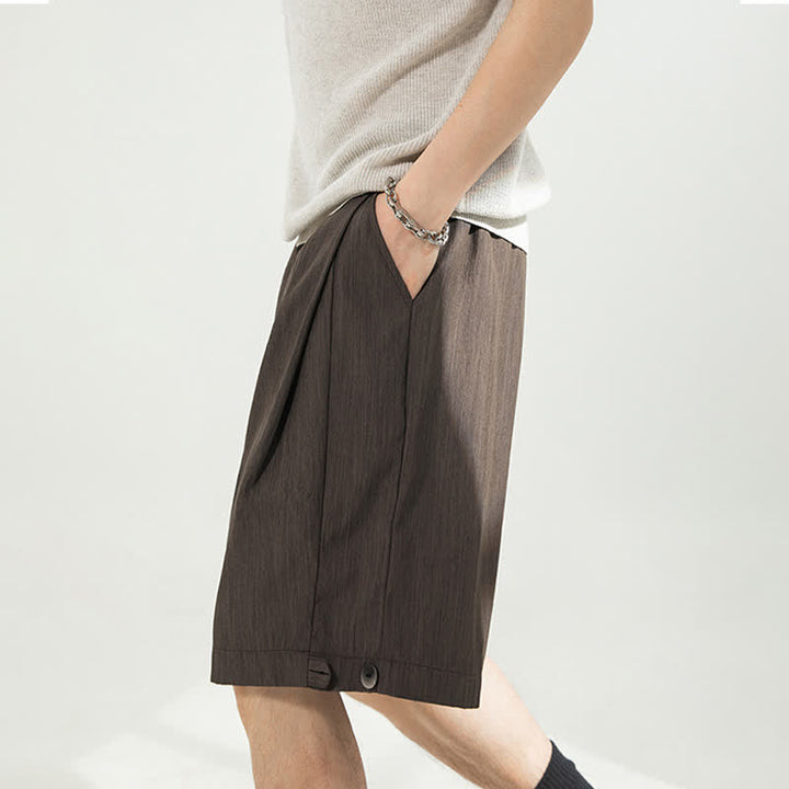 Buddha Stones Pantaloncini da uomo estivi casual minimalisti con coulisse in vita elasticizzata e tasca. - image 27