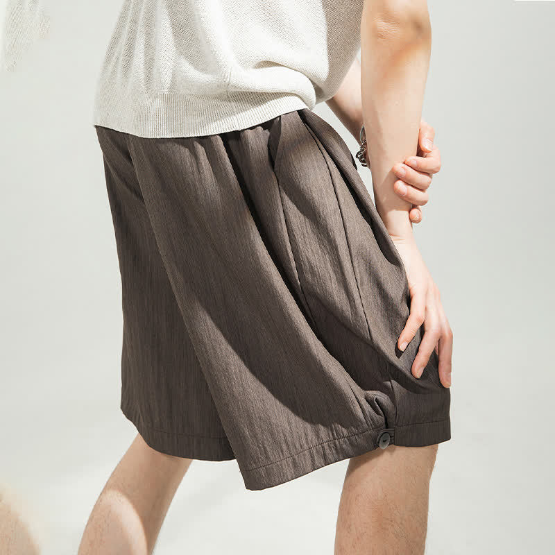 Buddha Stones Pantaloncini da uomo estivi casual minimalisti con coulisse in vita elasticizzata e tasca. - image 29