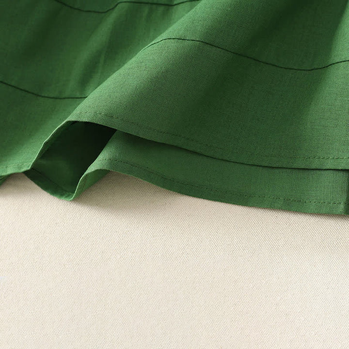 Buddha Stones Camicia da donna a maniche lunghe, tinta unita, con scollo rotondo e coulisse, stile boho estivo. - image 6