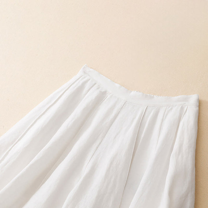 Buddha Stones Pantaloni corti estivi casual minimalisti a tinta unita da donna, modello harem con tasca - image 16