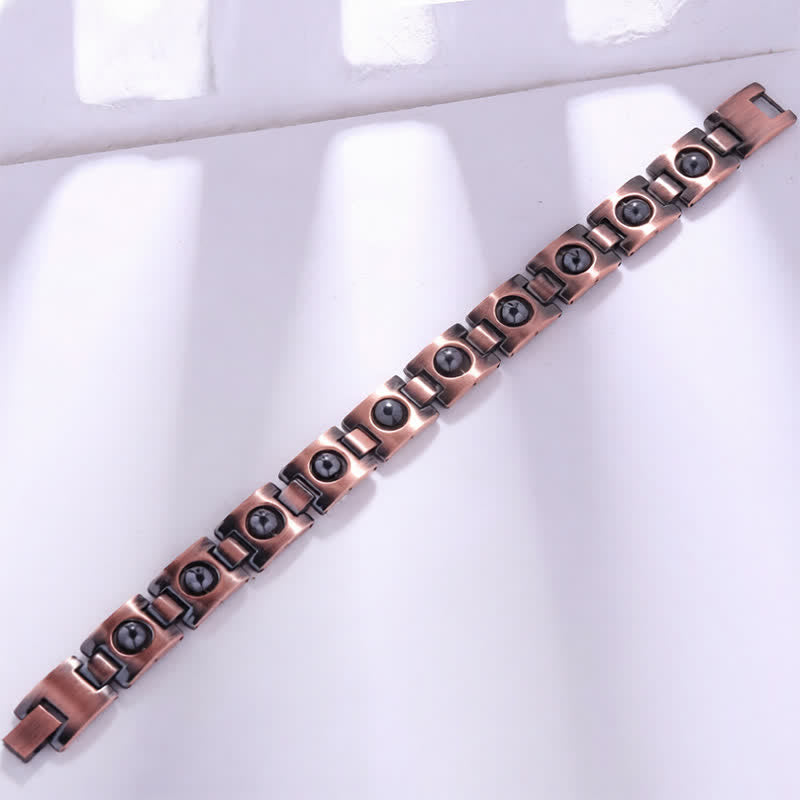 Buddha Stones Bracciale vintage con messa a terra magnetica placcato in rame - image 6