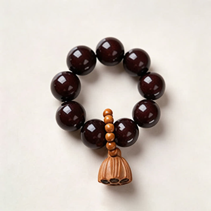 Buddha Stones Perline decorative per meditazione, tattili, a forma di baccello di loto Bodhi bianco, lucidate a mano, per favorire il radicamento e la concentrazione. - Nero - Seme di Bodhi bianco (Purezza ♥ Chiarezza) - image 17