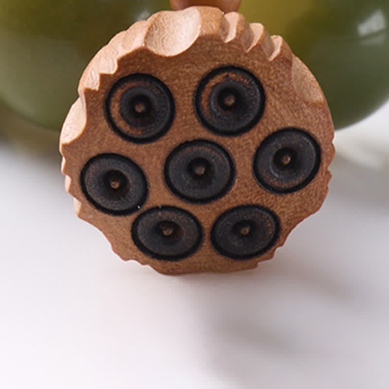 Buddha Stones Perline decorative per meditazione, tattili, a forma di baccello di loto Bodhi bianco, lucidate a mano, per favorire il radicamento e la concentrazione. - image 16