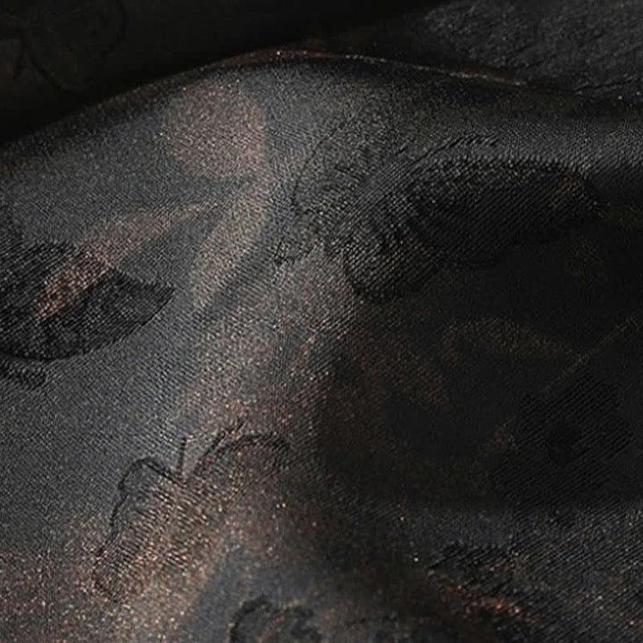 Buddha Stones Camicia da uomo a maniche corte, stile Tang, casual, con colletto alla coreana e motivo a farfalla in bambù, ideale per primavera/estate. - image 11