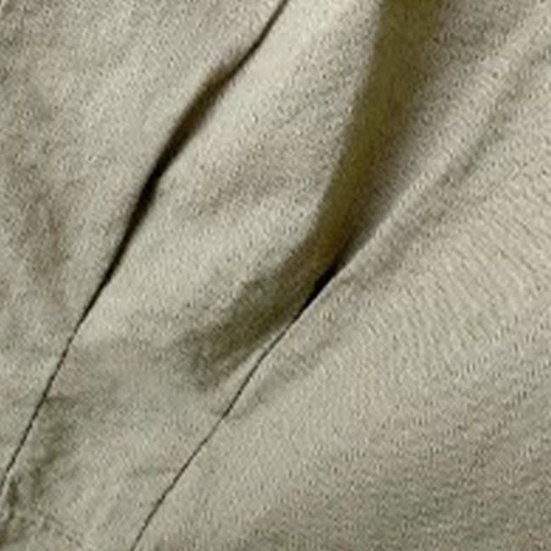 Buddha Stones Pantaloni harem da uomo estivi casual vintage con coulisse e tasche. - image 9