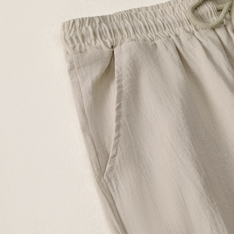 Pantaloncini Bermuda da donna a gamba dritta con coulisse, modello estivo casual con stampe Buddha Stones, con tasche. - image 3
