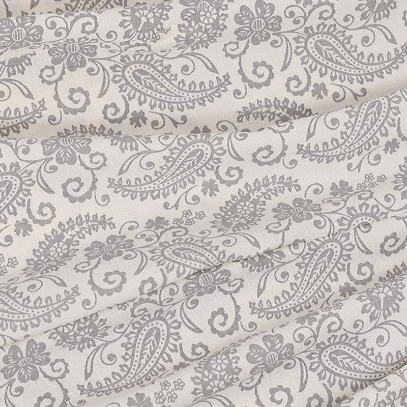 Buddha Stones Pantaloni Capri estivi boho casual con coulisse e stampa paisley, pantaloni harem da uomo con tasca - image 30