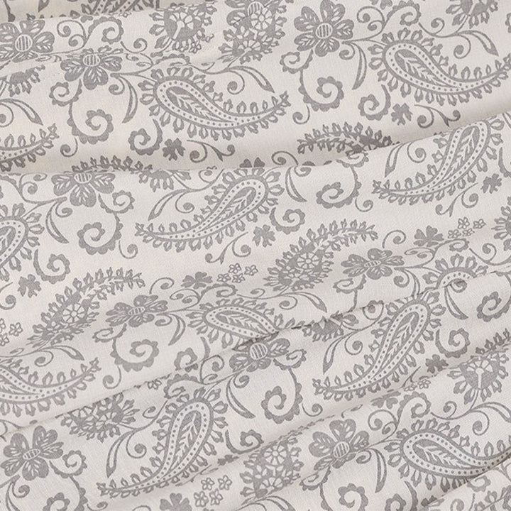 Buddha Stones Pantaloni Capri estivi boho casual con coulisse e stampa paisley, pantaloni harem da uomo con tasca - image 30