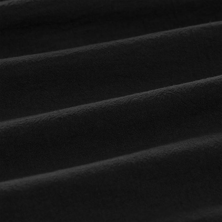 Buddha Stones Pantaloni da donna in cotone e lino con elastico in vita e tasche, con motivo a contrasto minimale. - image 10