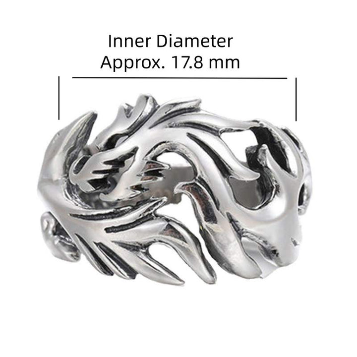 Anello regolabile con motivo a drago Buddha Stones, protezione e forza - image 2