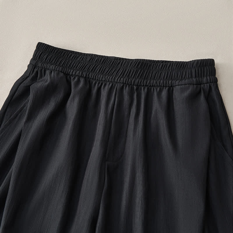 Buddha Stones Pantaloncini da uomo estivi casual minimalisti con coulisse in vita elasticizzata e tasca. - image 11
