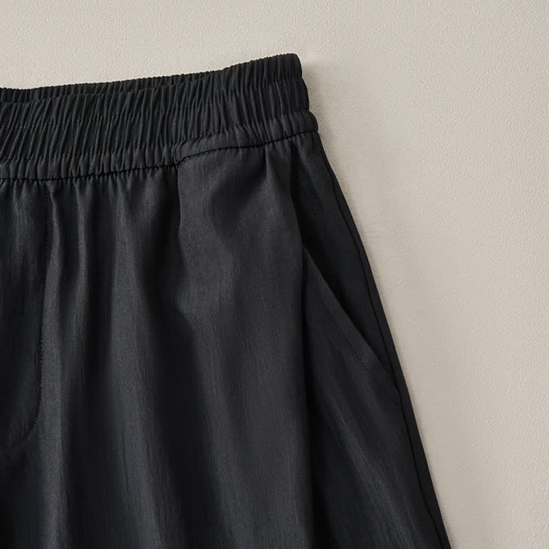 Buddha Stones Pantaloncini da uomo estivi casual minimalisti con coulisse in vita elasticizzata e tasca. - image 12