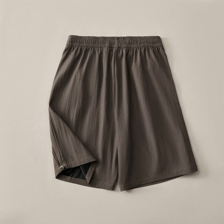 Buddha Stones Pantaloncini da uomo estivi casual minimalisti con coulisse in vita elasticizzata e tasca. - image 19