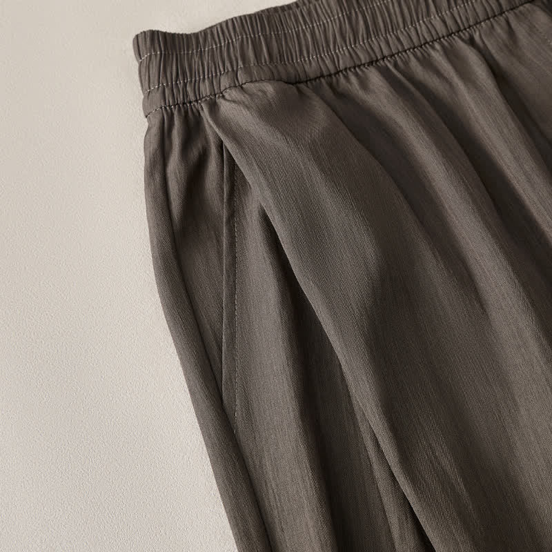 Buddha Stones Pantaloncini da uomo estivi casual minimalisti con coulisse in vita elasticizzata e tasca. - image 21