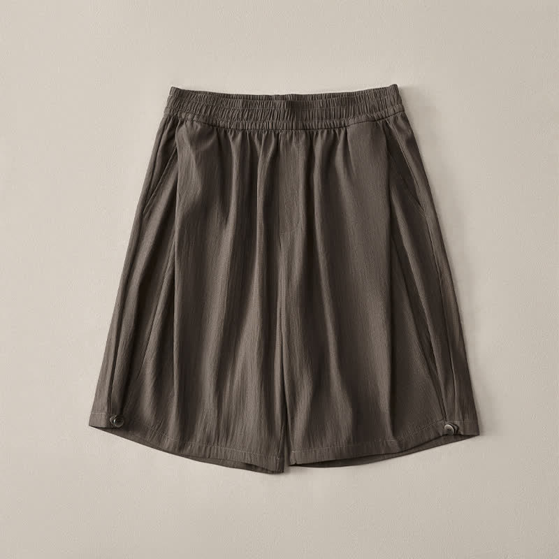 Buddha Stones Pantaloncini da uomo estivi casual minimalisti con coulisse in vita elasticizzata e tasca. - image 18