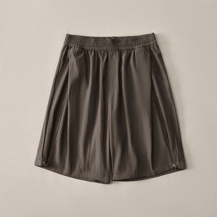 Buddha Stones Pantaloncini da uomo estivi casual minimalisti con coulisse in vita elasticizzata e tasca. - image 18