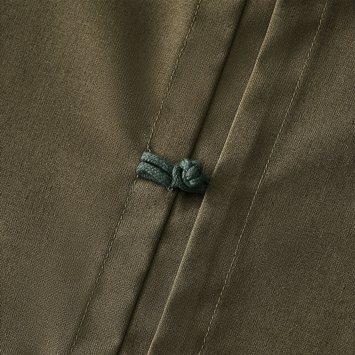 Buddha Stones Camicia da uomo a maniche lunghe, stile Tang, casual, con bottoni a rana, tinta unita, per primavera/estate. - image 16