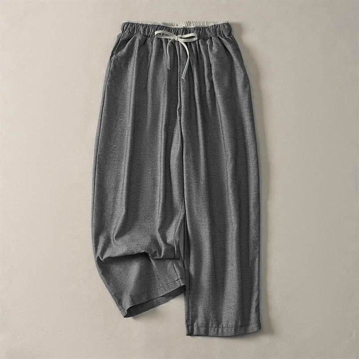 Buddha Stones Pantaloni corti estivi casual minimalisti con coulisse, tinta unita, da donna, modello harem con tasca - Grigio tenue - US8-10, UK/AU12-14, EU40-42 (2XL) - image 7