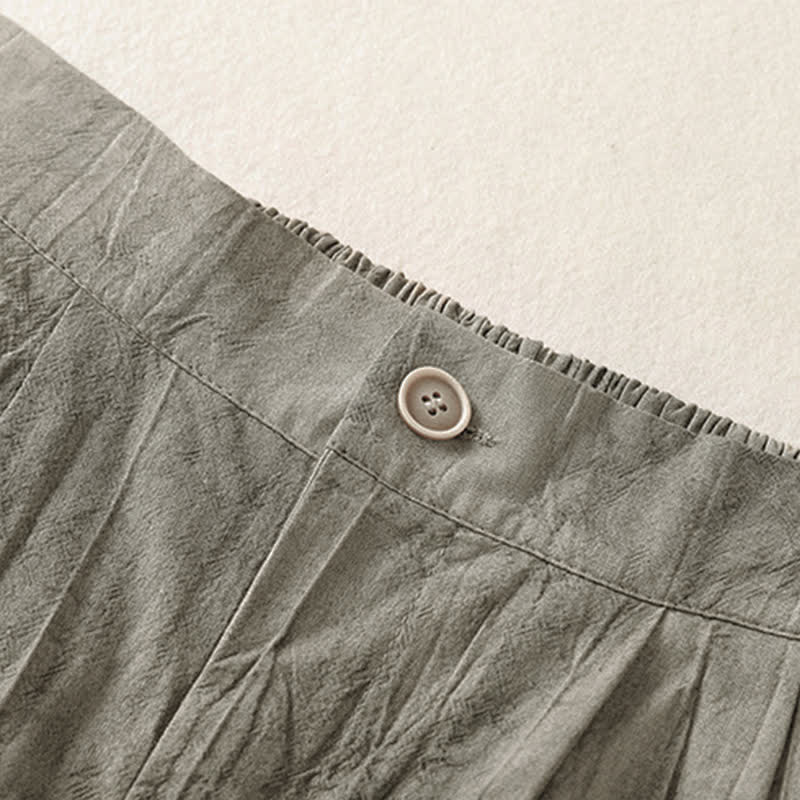 Buddha Stones Pantaloncini da donna estivi casual, minimalisti, tinta unita, con tasca - image 12
