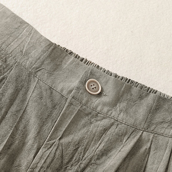 Buddha Stones Pantaloncini da donna estivi casual, minimalisti, tinta unita, con tasca - image 12