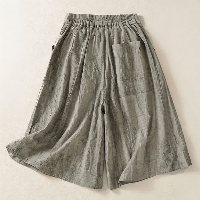 Buddha Stones Pantaloncini da donna estivi casual, minimalisti, tinta unita, con tasca - image 11