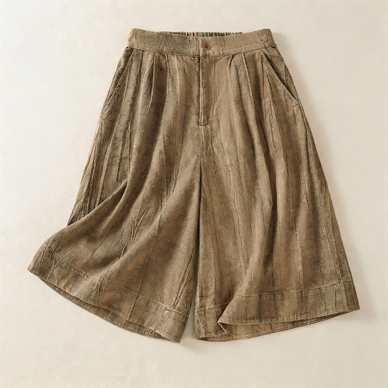 Buddha Stones Pantaloncini da donna estivi casual, minimalisti, tinta unita, con tasca - Legno robusto - US8-10, UK/AU12-14, EU40-42 (2XL) - image 0