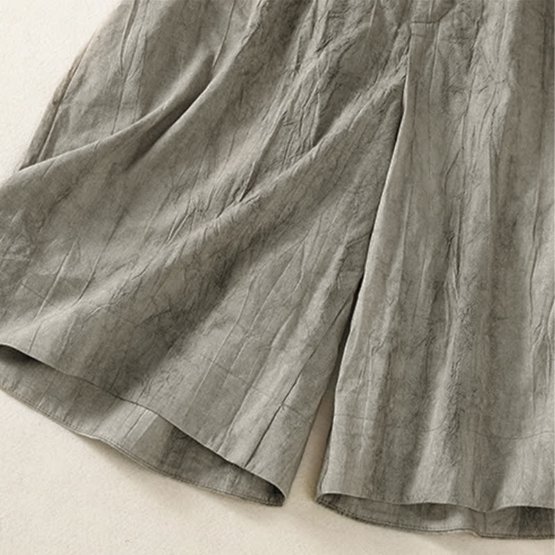 Buddha Stones Pantaloncini da donna estivi casual, minimalisti, tinta unita, con tasca - image 16