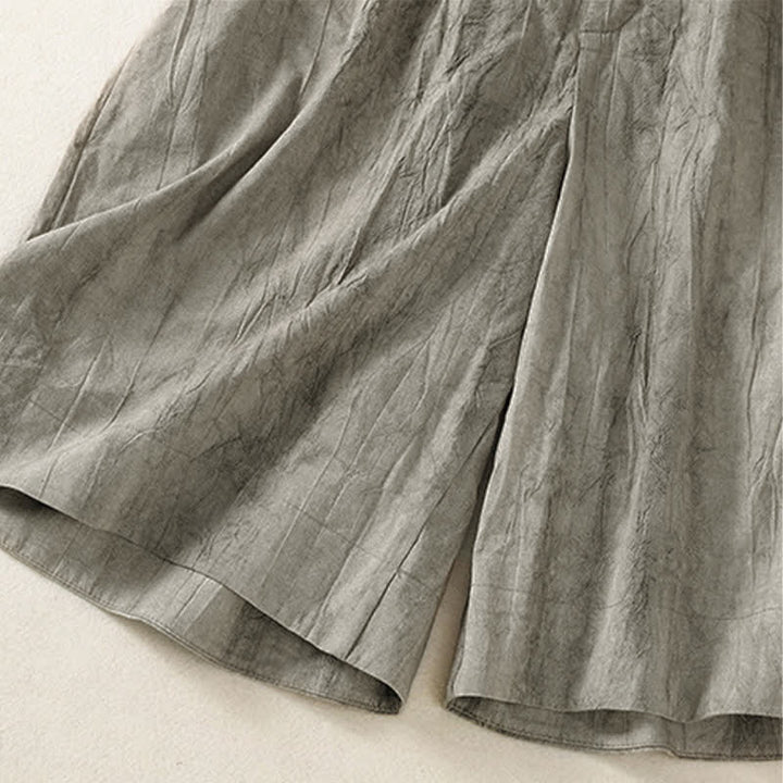 Buddha Stones Pantaloncini da donna estivi casual, minimalisti, tinta unita, con tasca - image 16