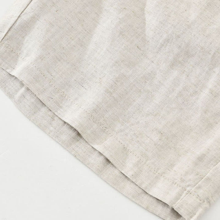Buddha Stones Pantaloncini da uomo estivi casual e minimalisti con bottoni, cerniera e tasche. - image 12