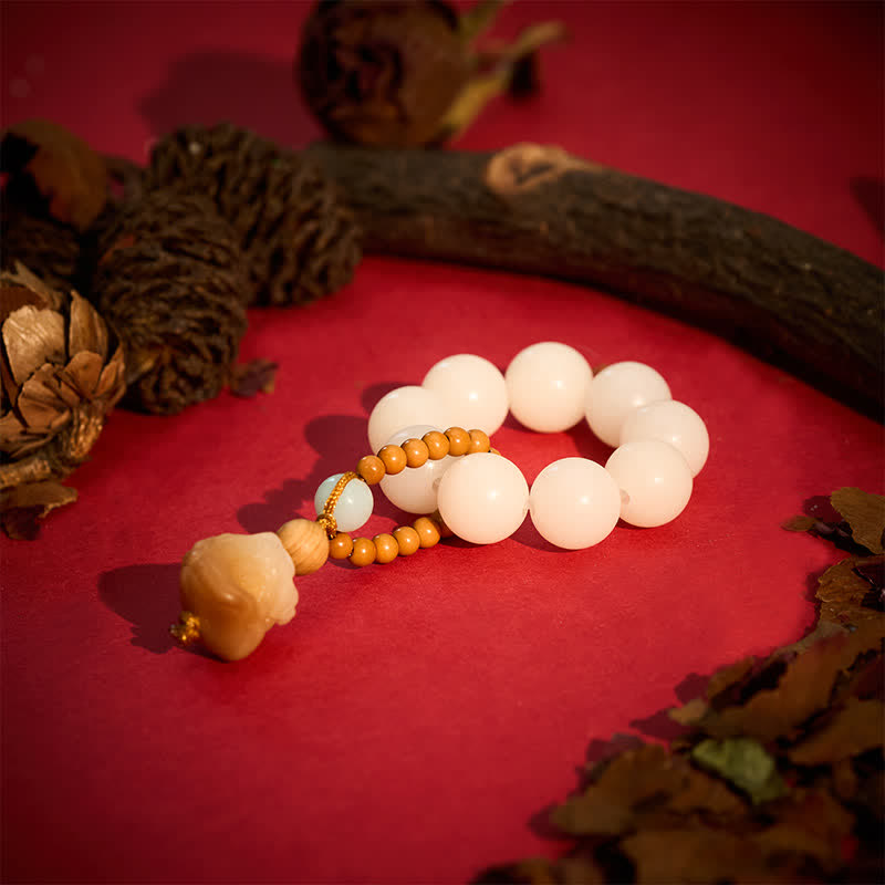Buddha Stones Ciondolo a forma di leone Bodhi con semi di Vajra, grigliato sul carbone, perline tattili per la meditazione, decorazioni. - image 8