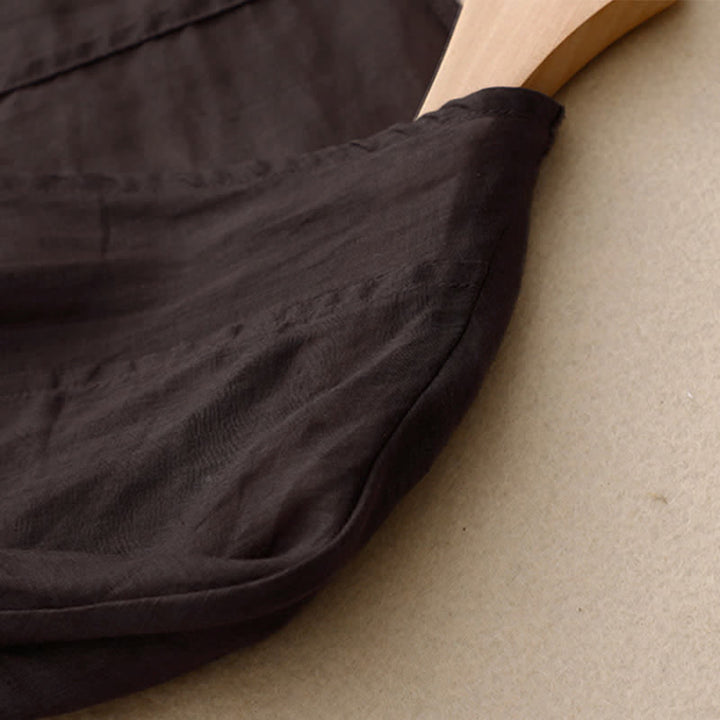 Kimono da donna estivo a maniche lunghe con allacciatura frontale e stampa Buddha Stones. - image 14