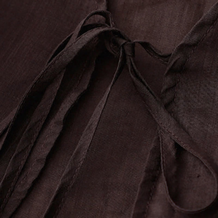 Kimono da donna estivo a maniche lunghe con allacciatura frontale e stampa Buddha Stones. - image 16
