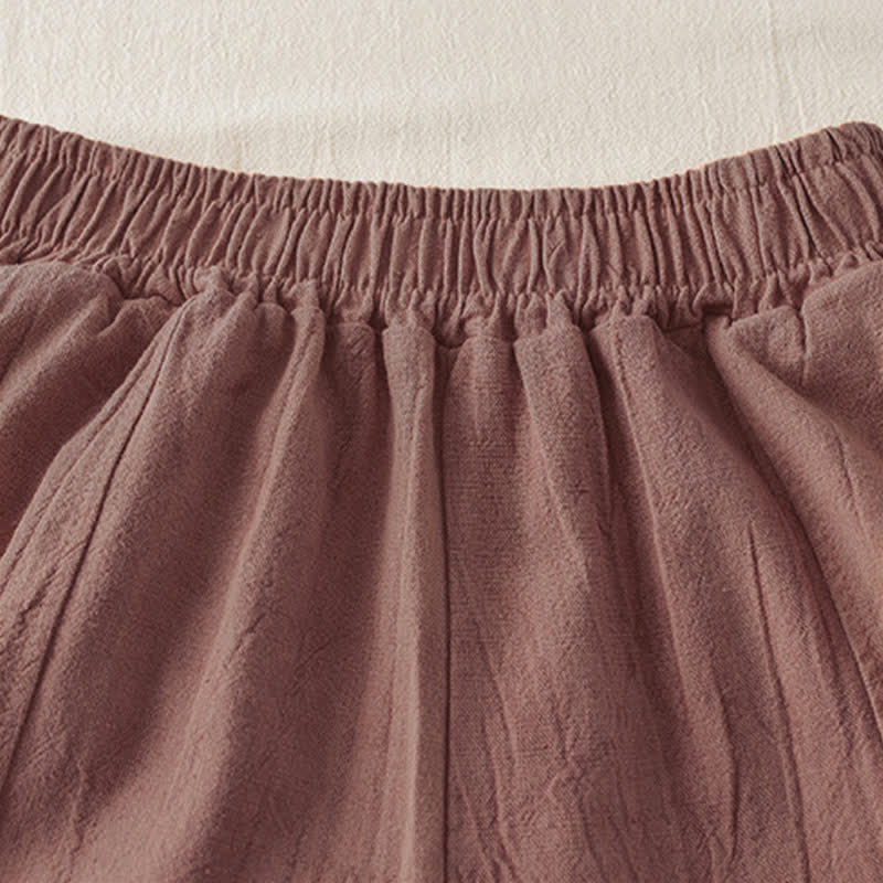 Pantaloni harem da donna con tasche, modello Buddha Stones, gamba dritta e vestibilità ampia, lunghezza 7-8. - image 2