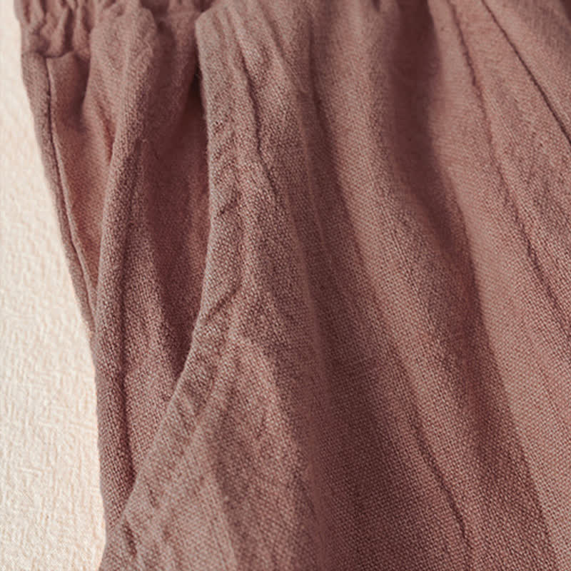 Pantaloni harem da donna con tasche, modello Buddha Stones, gamba dritta e vestibilità ampia, lunghezza 7-8. - image 3
