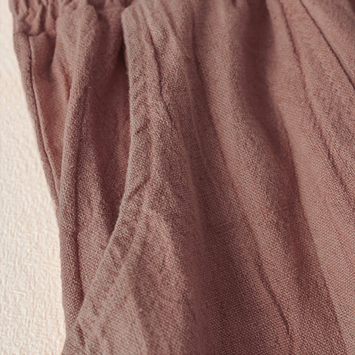 Pantaloni harem da donna con tasche, modello Buddha Stones, gamba dritta e vestibilità ampia, lunghezza 7-8. - image 3