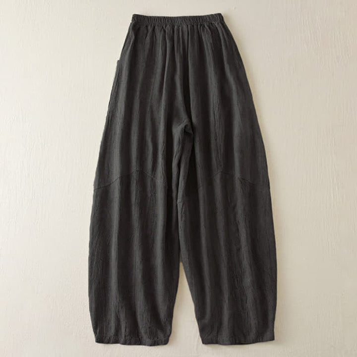Pantaloni harem da donna con tasche, modello Buddha Stones, gamba dritta e vestibilità ampia, lunghezza 7-8. - image 8