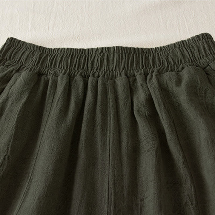 Pantaloni harem da donna con tasche, modello Buddha Stones, gamba dritta e vestibilità ampia, lunghezza 7-8. - image 11
