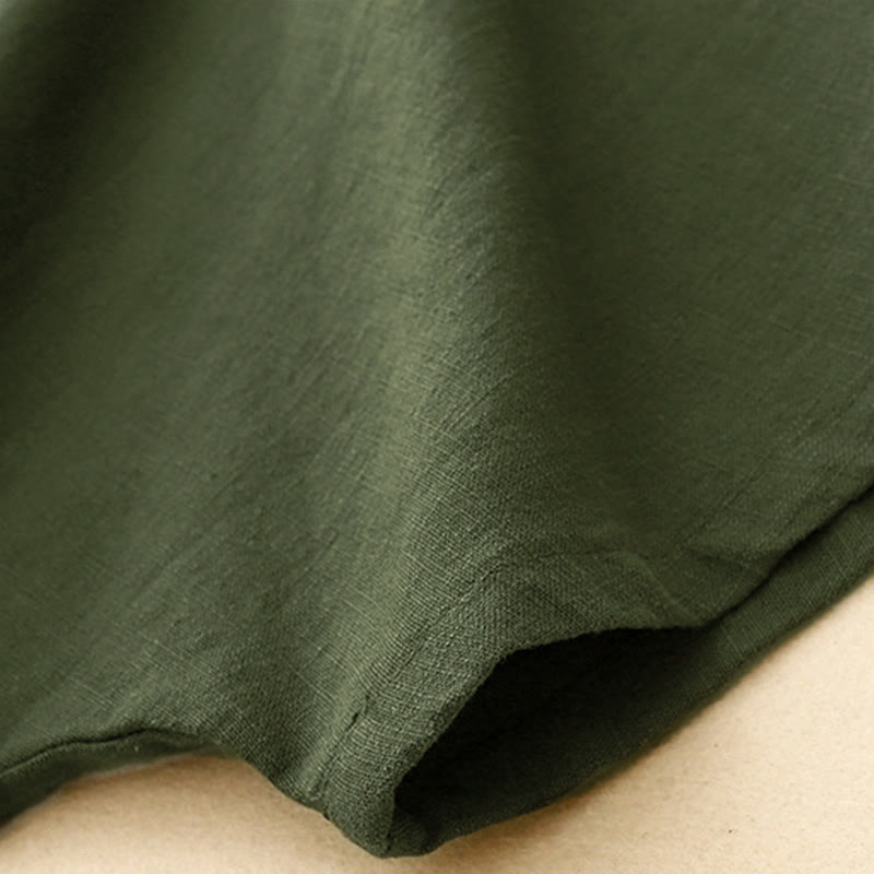 T-shirt da donna a maniche corte, girocollo, modello ampio, con stampa Buddha Stones. - image 12