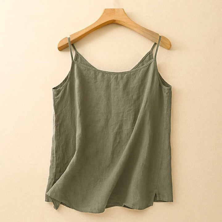 Gilet senza maniche da donna con ricamo etnico e design asimmetrico a Buddha Stones. - image 1