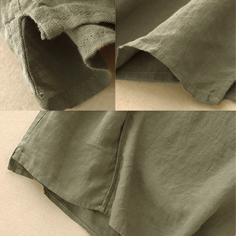 Gilet senza maniche da donna con ricamo etnico e design asimmetrico a Buddha Stones. - image 6